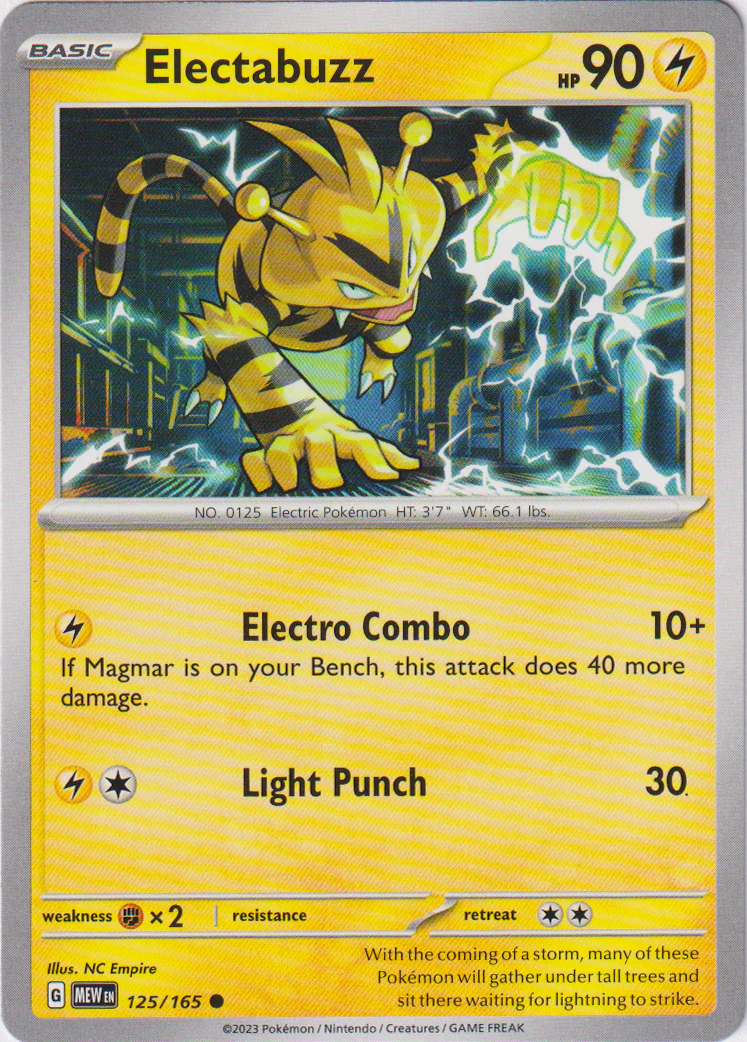 Electabuzz - 125/165 - Scarlet & Violet 151