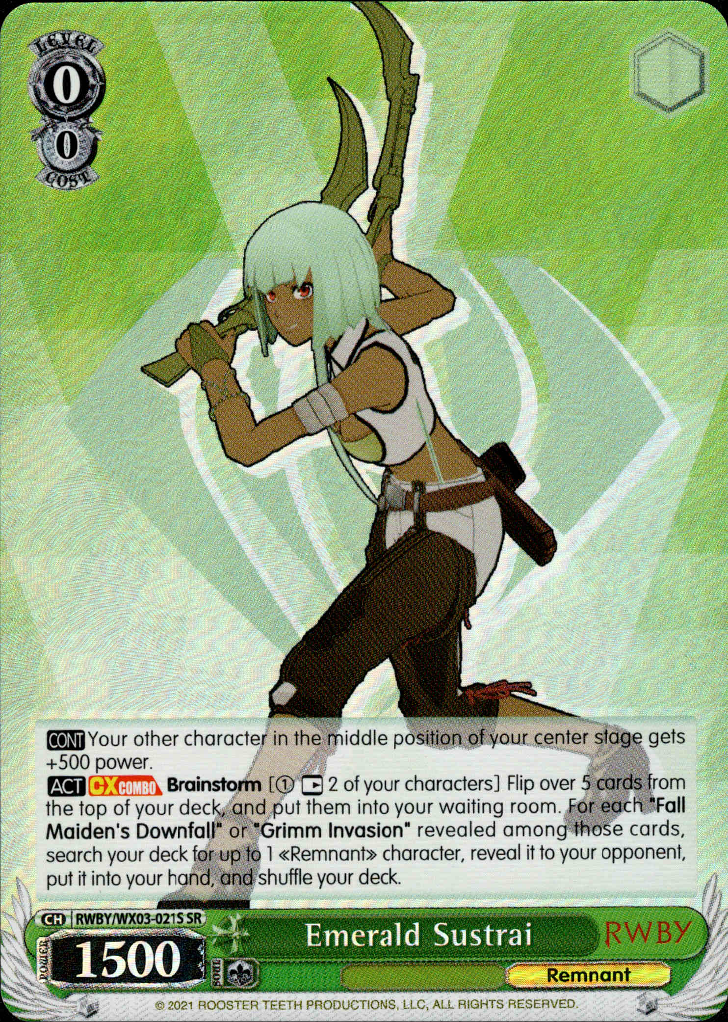 Emerald Sustrai - RWBY/WX03-021S - RWBY