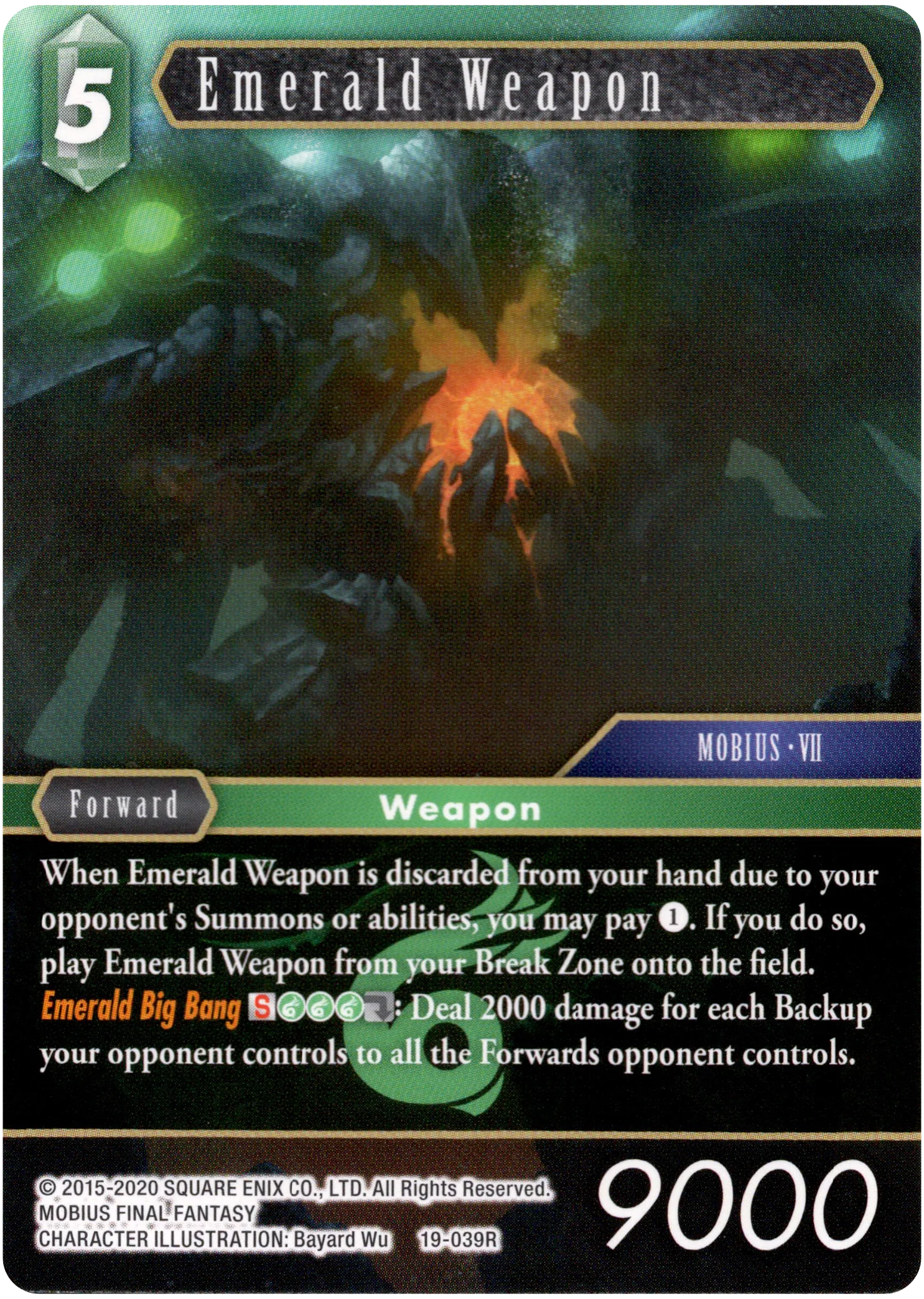 Emerald Weapon - 19-039R - From Nightmares