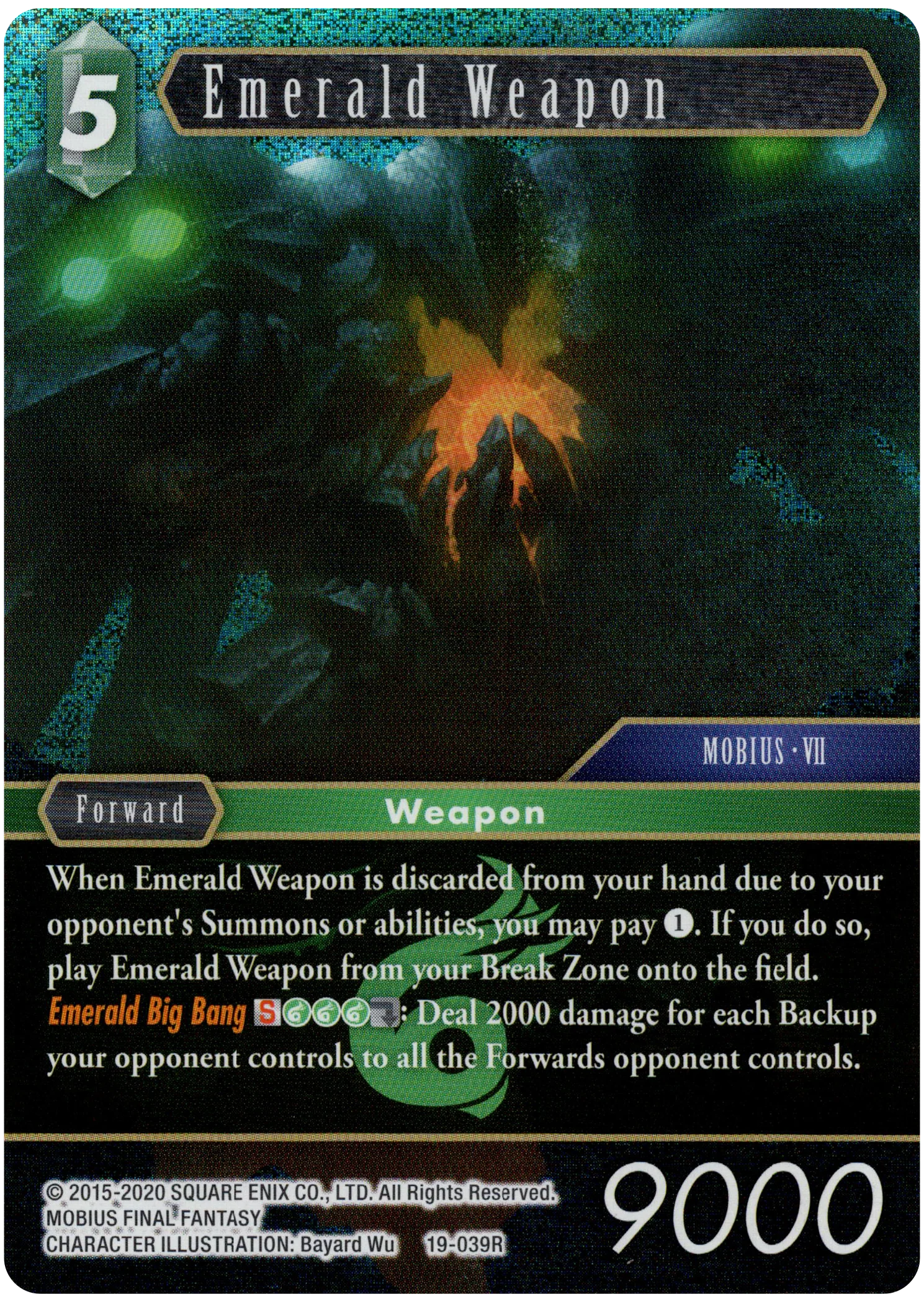 Emerald Weapon - 19-039R - From Nightmares - Foil