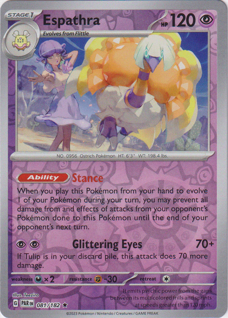 Espathra - 081/182 - Paradox Rift - Reverse Holo
