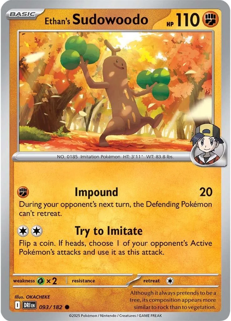 Ethan's Sudowoodo - 093/182 - Destined Rivals