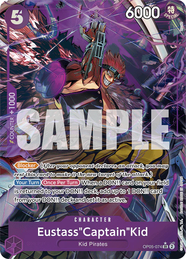 Eustass"Captain"Kid Alternate Art - OP05-074 SR - The Best - Foil