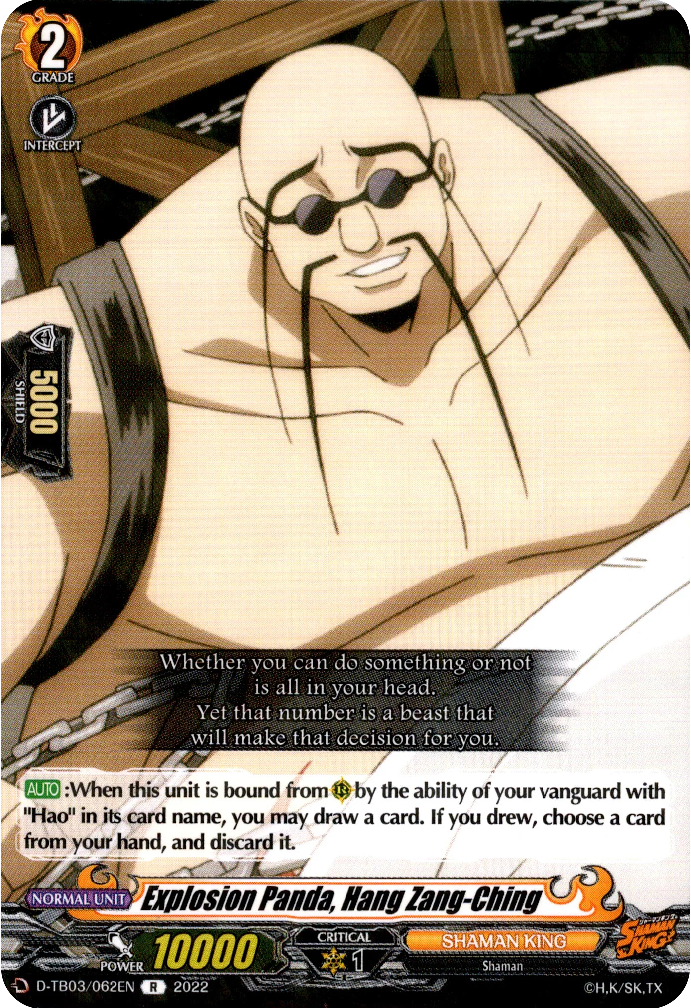 Explosion Panda, Hang Zang-Ching - D-TB03/062EN - Shaman King