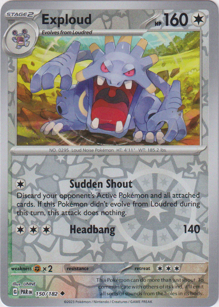 Exploud - 150/182 - Paradox Rift - Reverse Holo