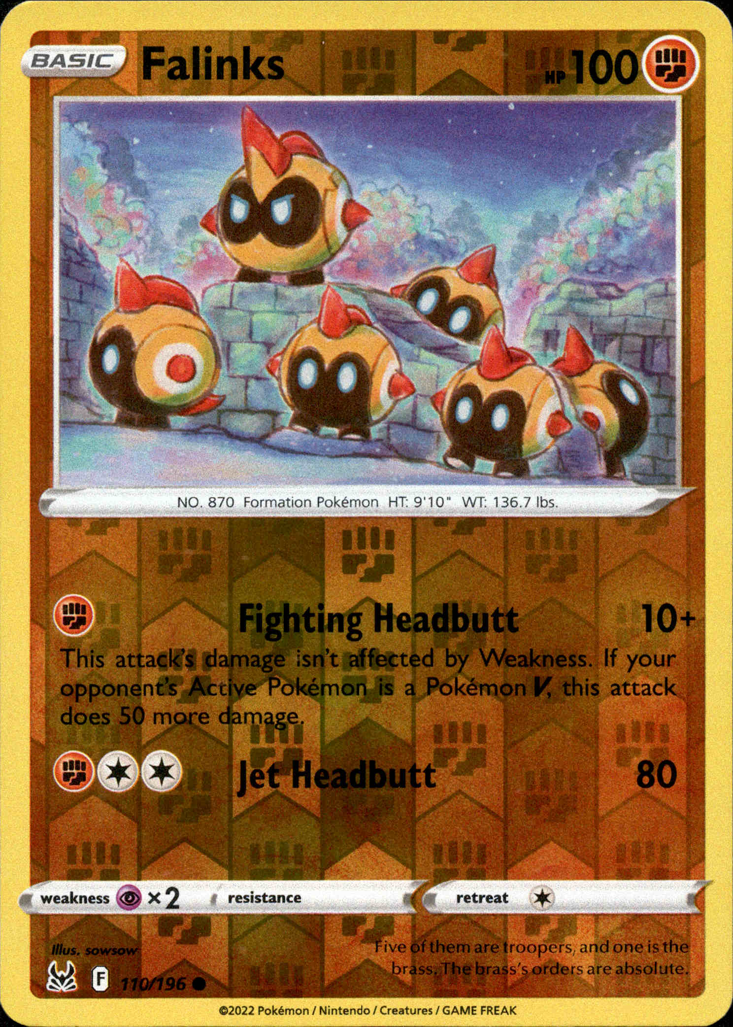 Falinks - 110/196 - Lost Origin - Reverse Holo
