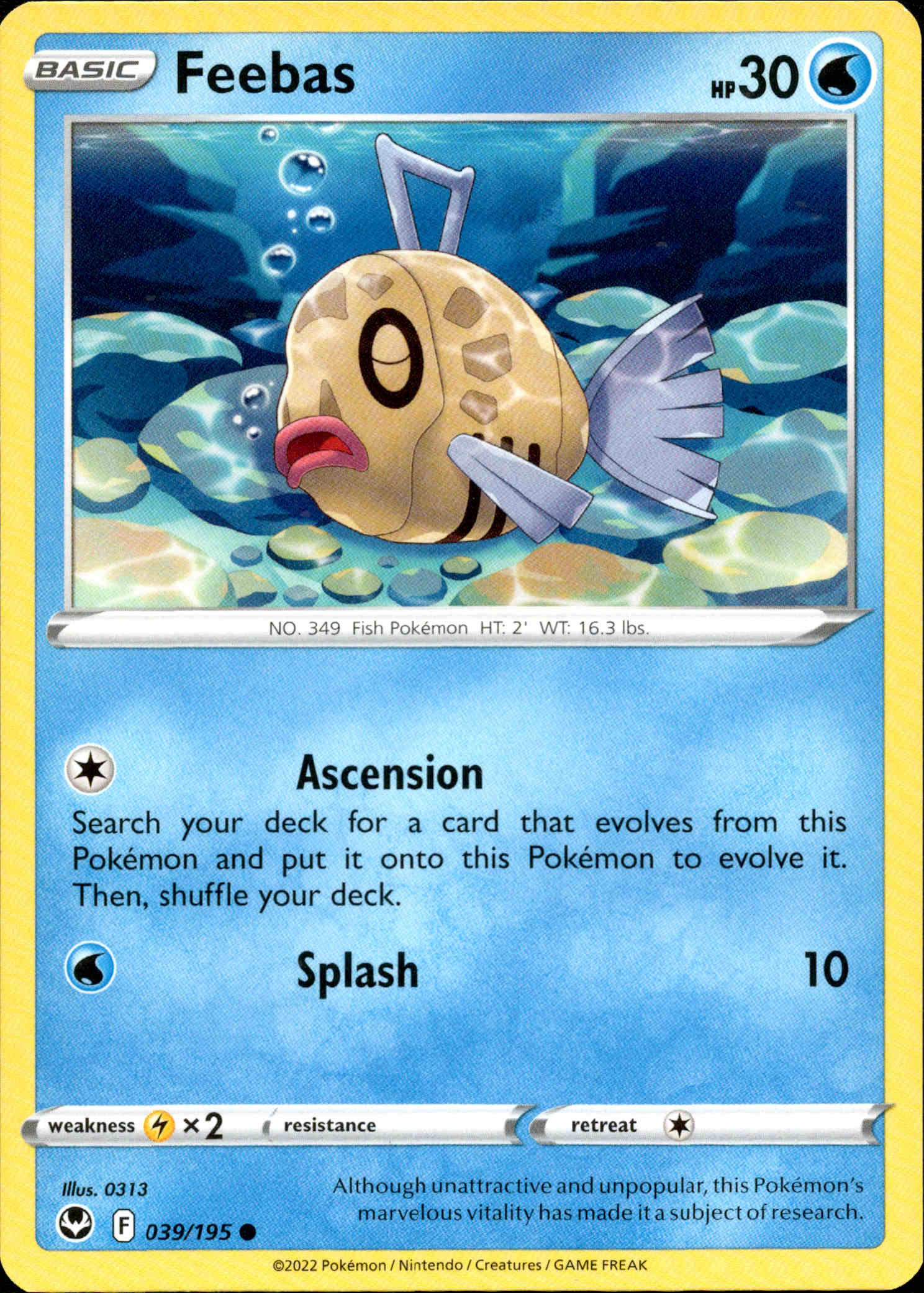 Feebas - 039/195 - Silver Tempest