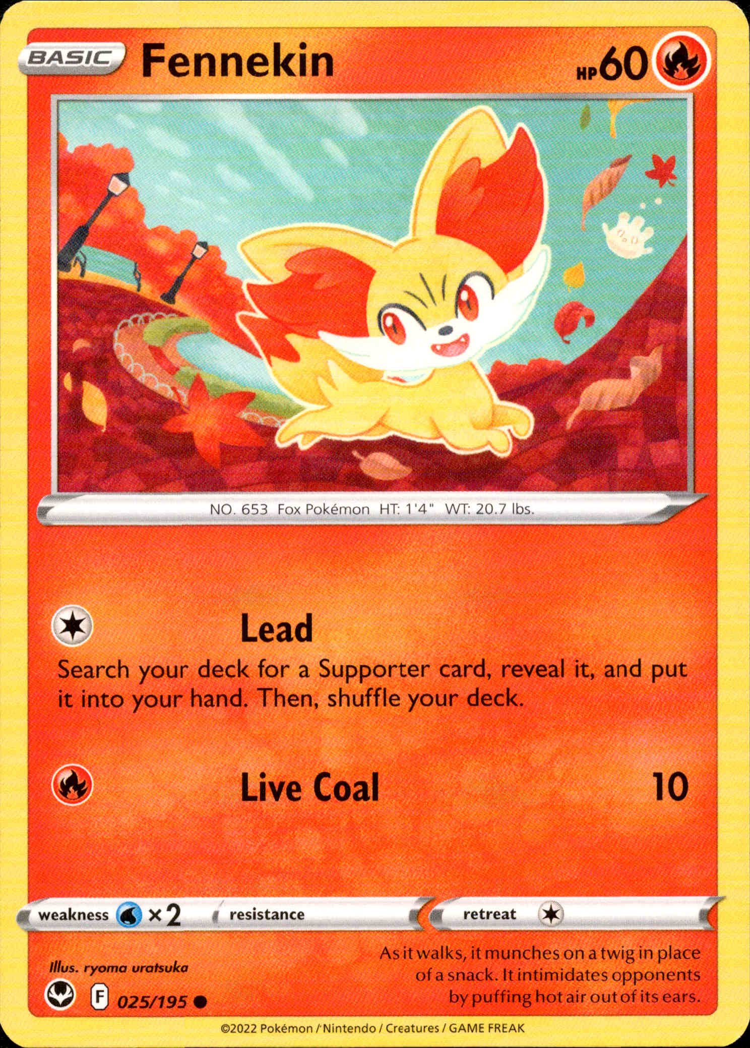 Fennekin - 025/195 - Silver Tempest