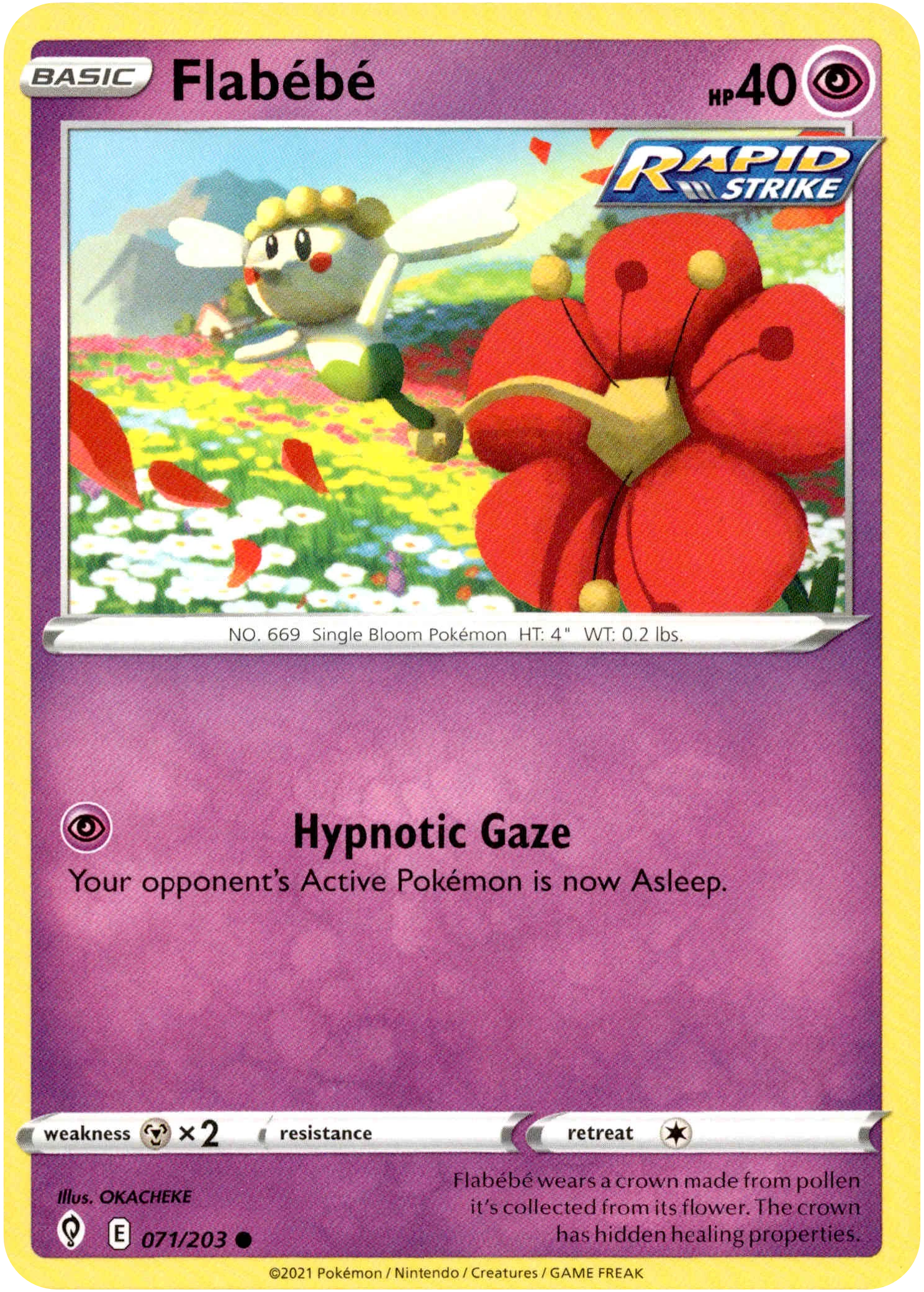 Flabébé - 071/203 - Evolving Skies