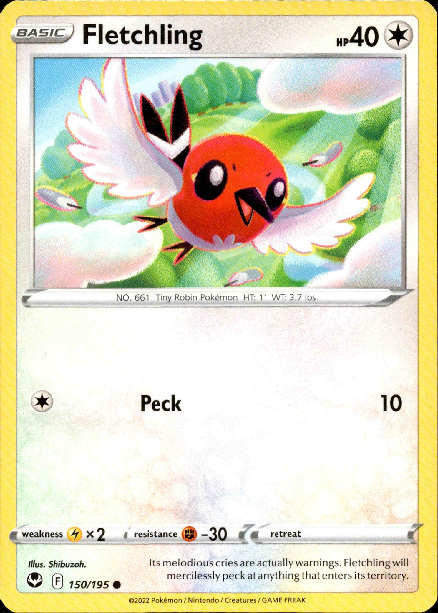 Fletchling - 150/195 - Silver Tempest