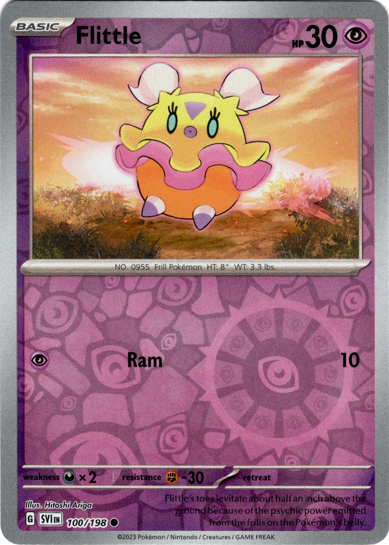 Flittle - 100/198 - Scarlet & Violet - Reverse Holo