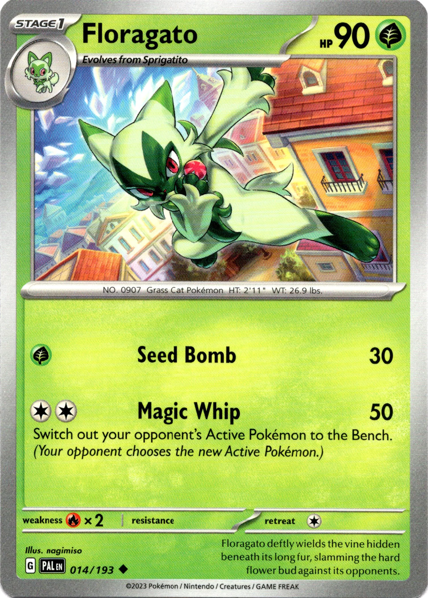 Floragato - 014/193 - Paldea Evolved