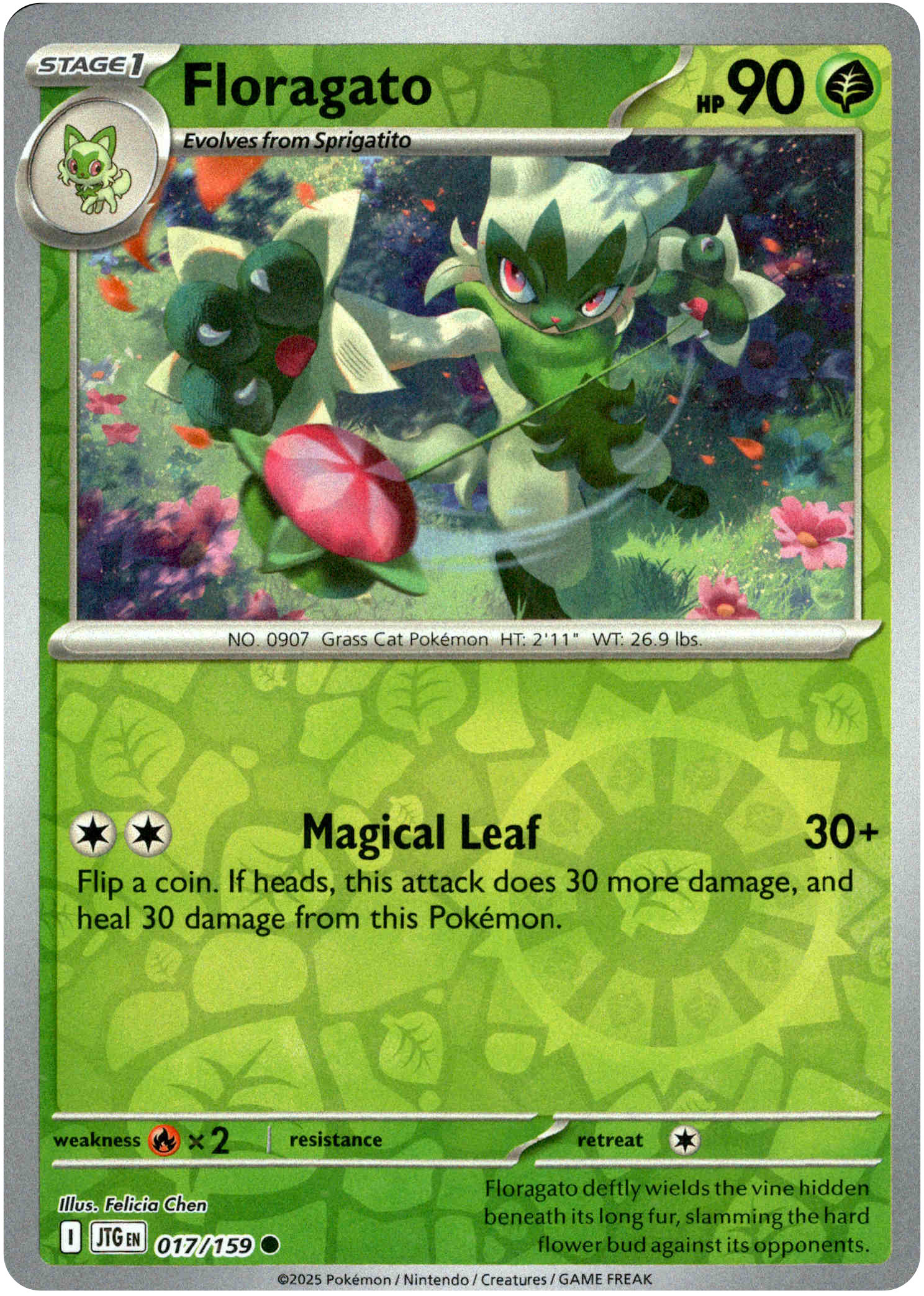 Floragato - 017/159 - Journey Together - Reverse Holo