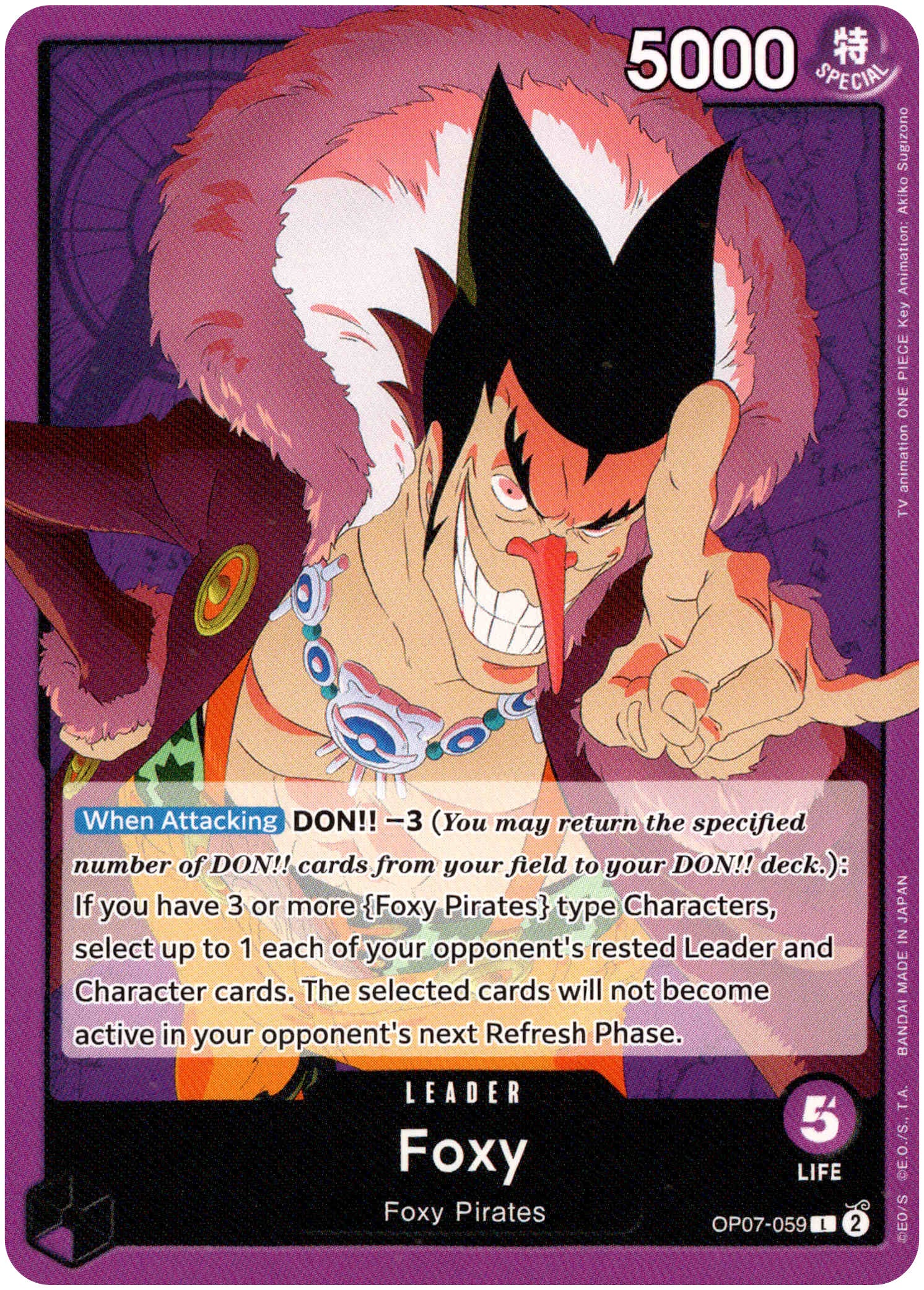 Foxy - OP07-059L - 500 years in the Future