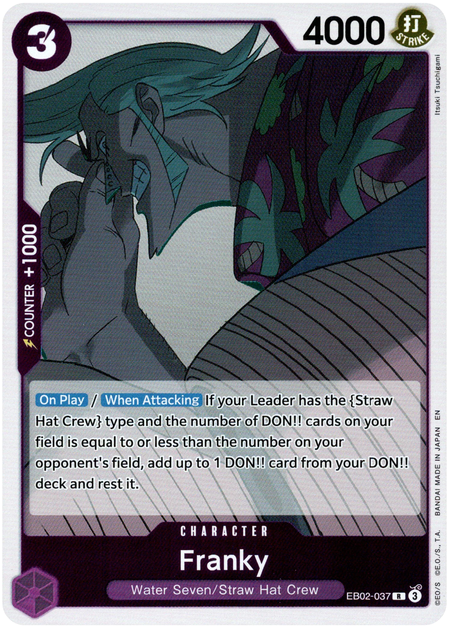 Franky - EB02-037 R - Anime 25th Collection - Foil