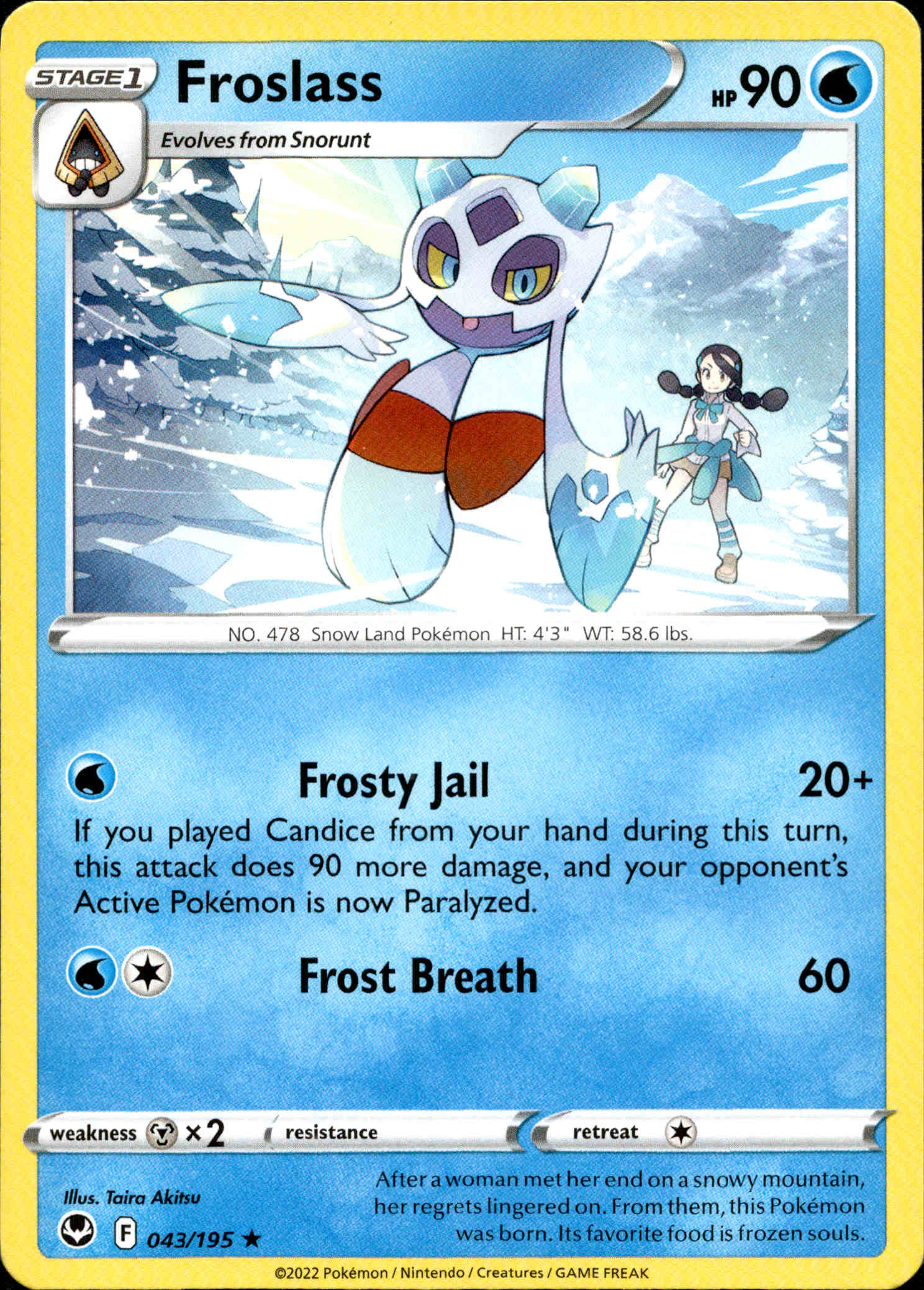Froslass - 043/195 - Silver Tempest