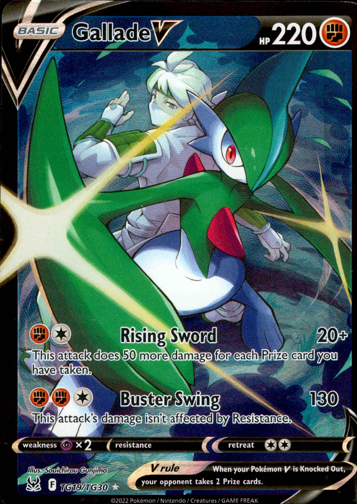 Gallade V - TG19/TG30 - Lost Origin - Holo