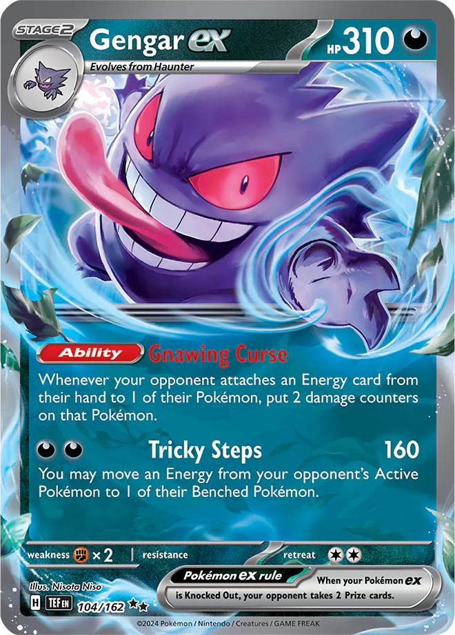 Gengar ex - 104/162 - Temporal Forces - Holo