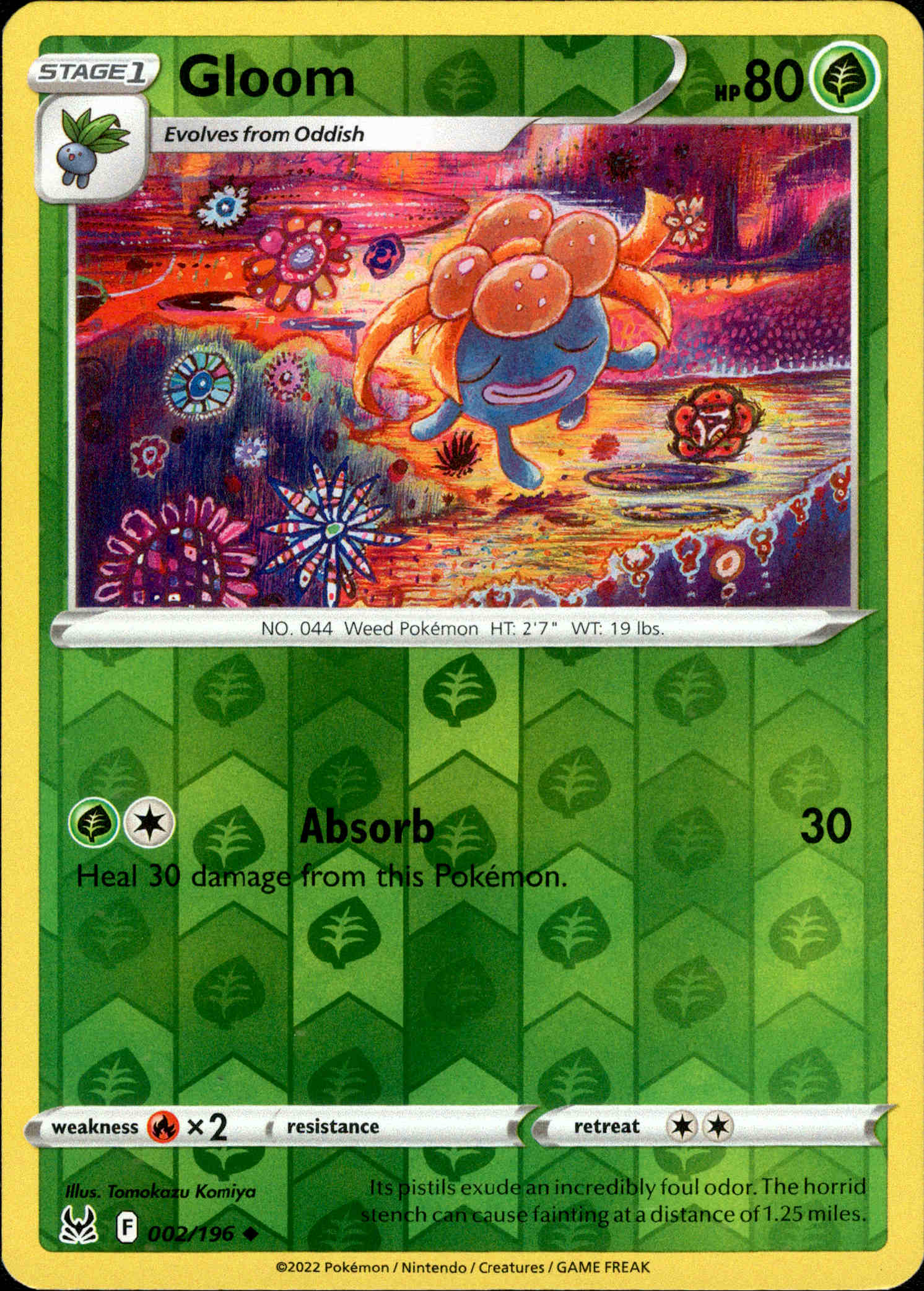 Gloom - 002/196 - Lost Origin - Reverse Holo