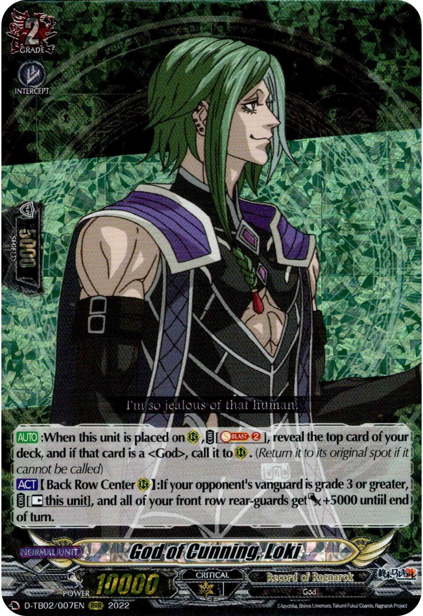 God of Cunning, Loki - D-TB02/007EN - Record of Ragnarok