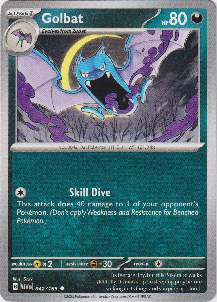 Golbat - 042/165 - Scarlet & Violet 151