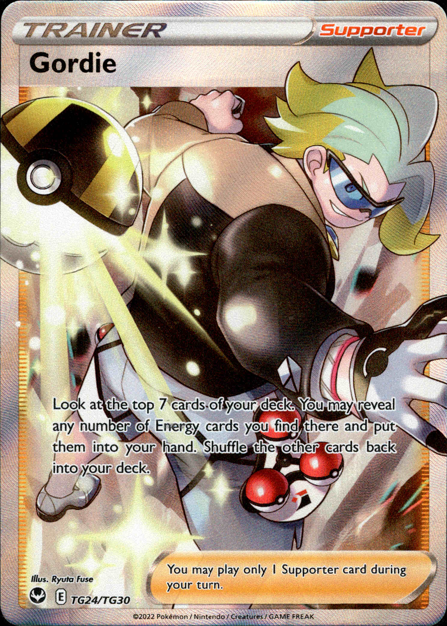 Gordie Full Art - TG24/TG30 - Silver Tempest
