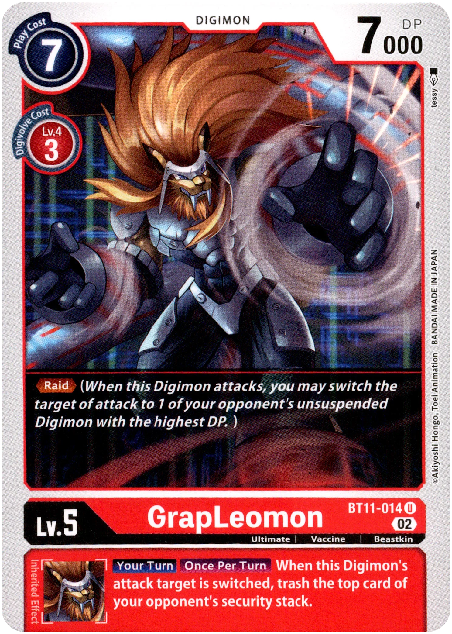 GrapLeomon - BT11-014 U - Dimensional Phase