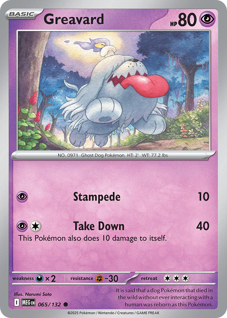 Greavard - 065/132 - Mega Evolution