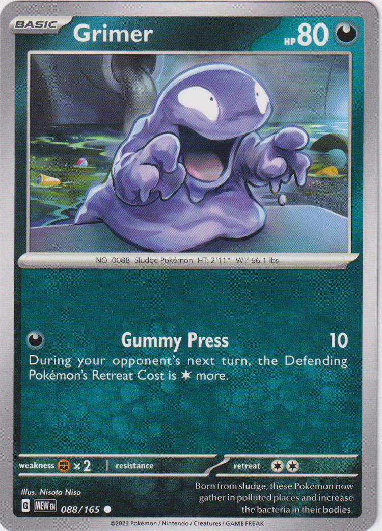 Grimer - 088/165 - Scarlet & Violet 151