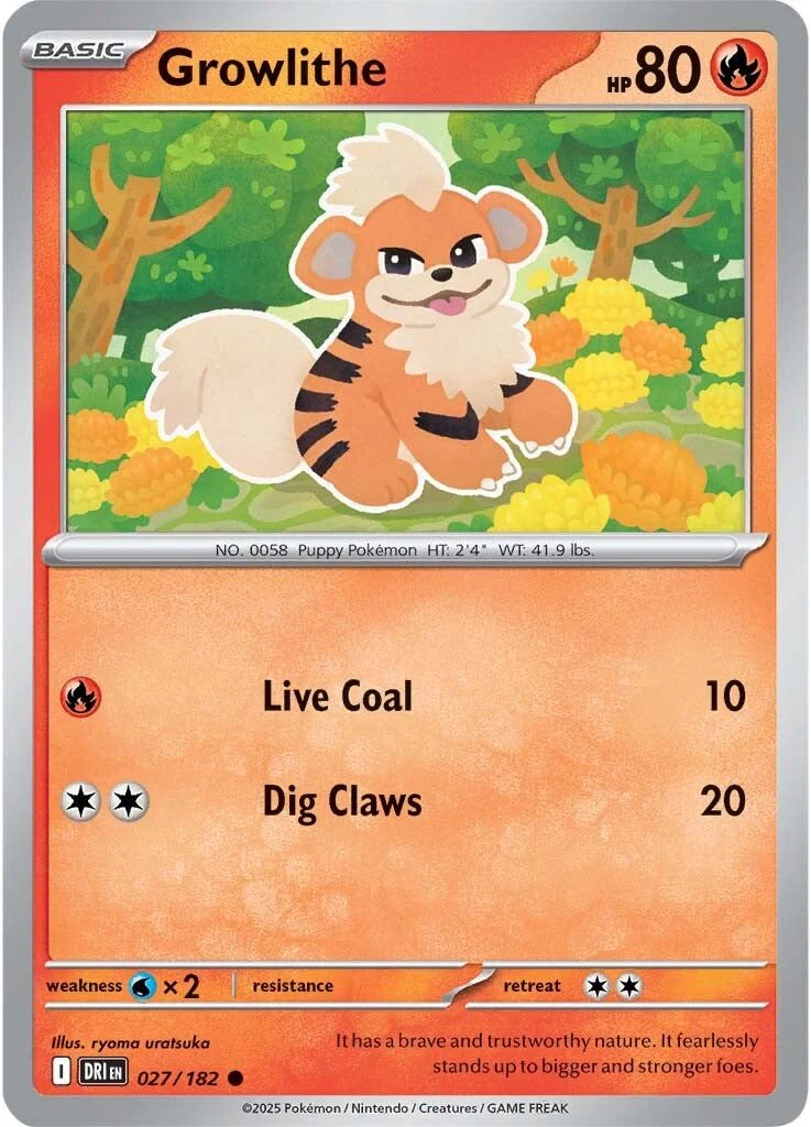 Growlithe - 027/182 - Destined Rivals