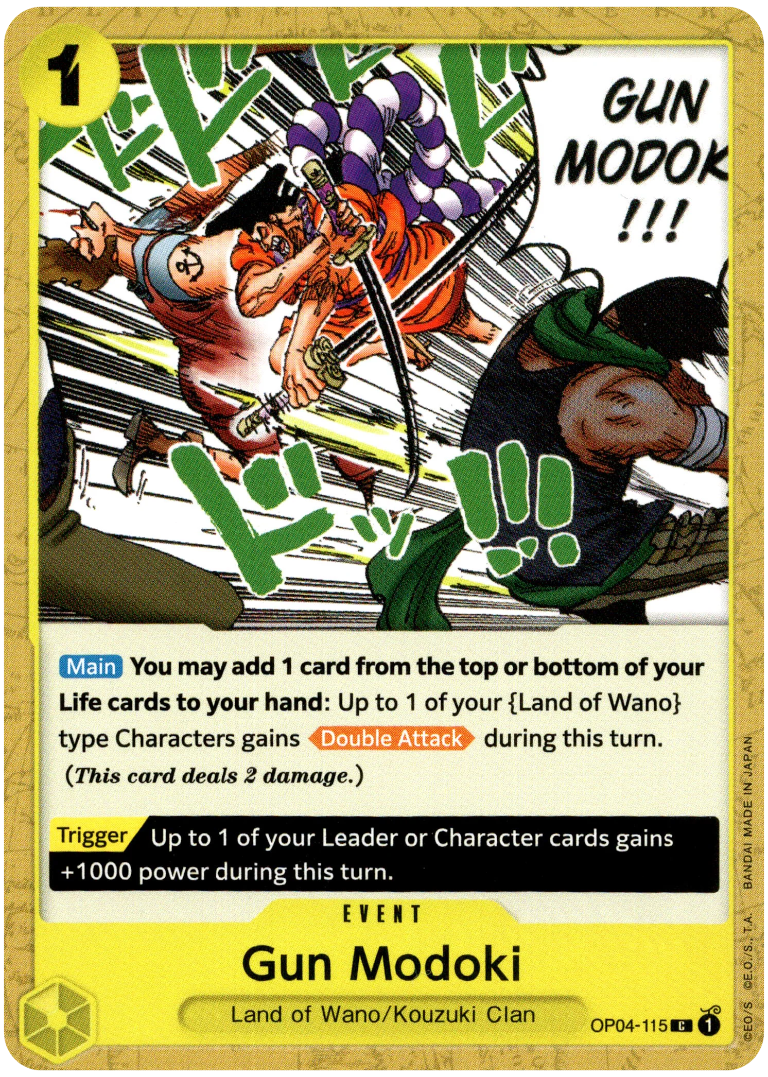 Gun Modoki - OP04-115 C - Kingdoms of Intrigue
