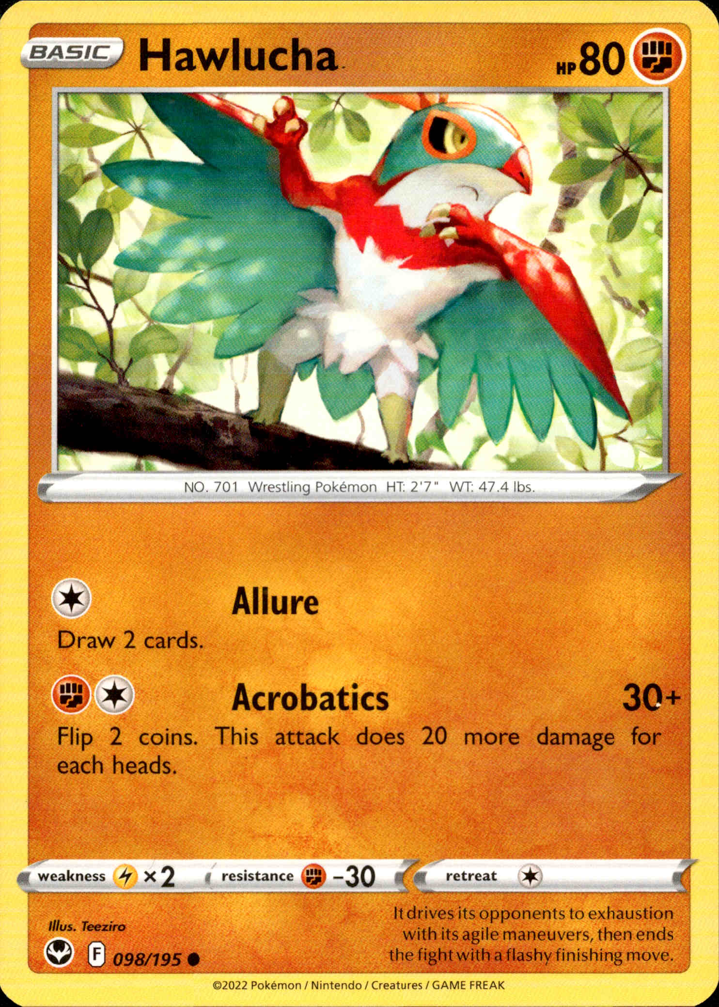 Hawlucha - 098/195 - Silver Tempest