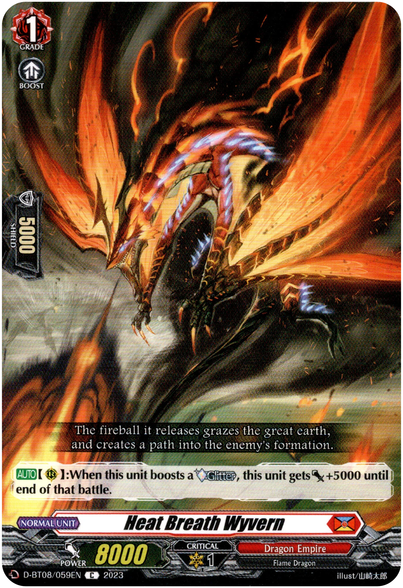 Heat Breath Wyvern - D-BT08/059EN - Minerva Rising