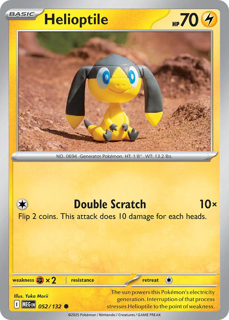 Helioptile - 052/132 - Mega Evolution