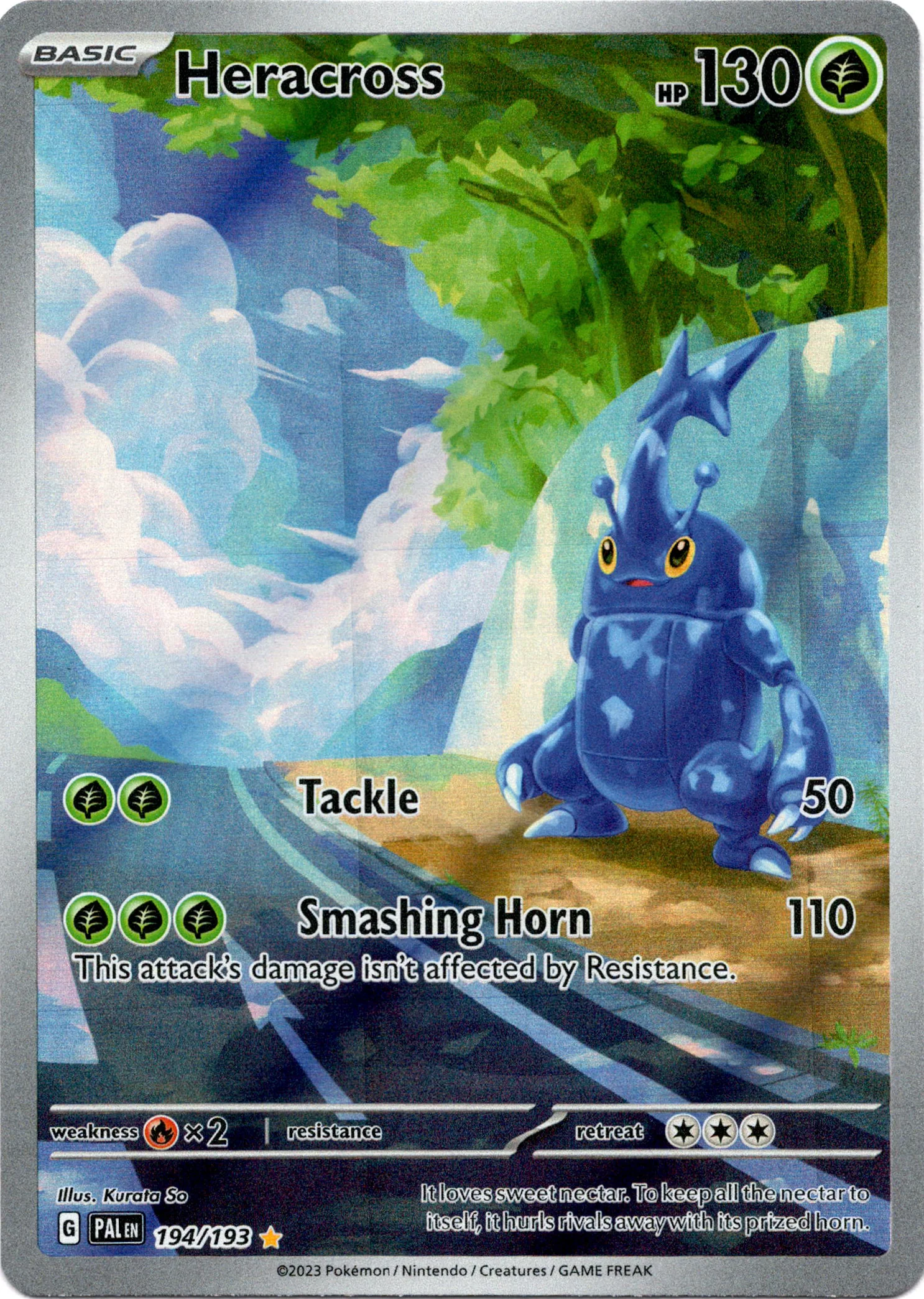 Heracross - 194/193 - Paldea Evolved - Holo