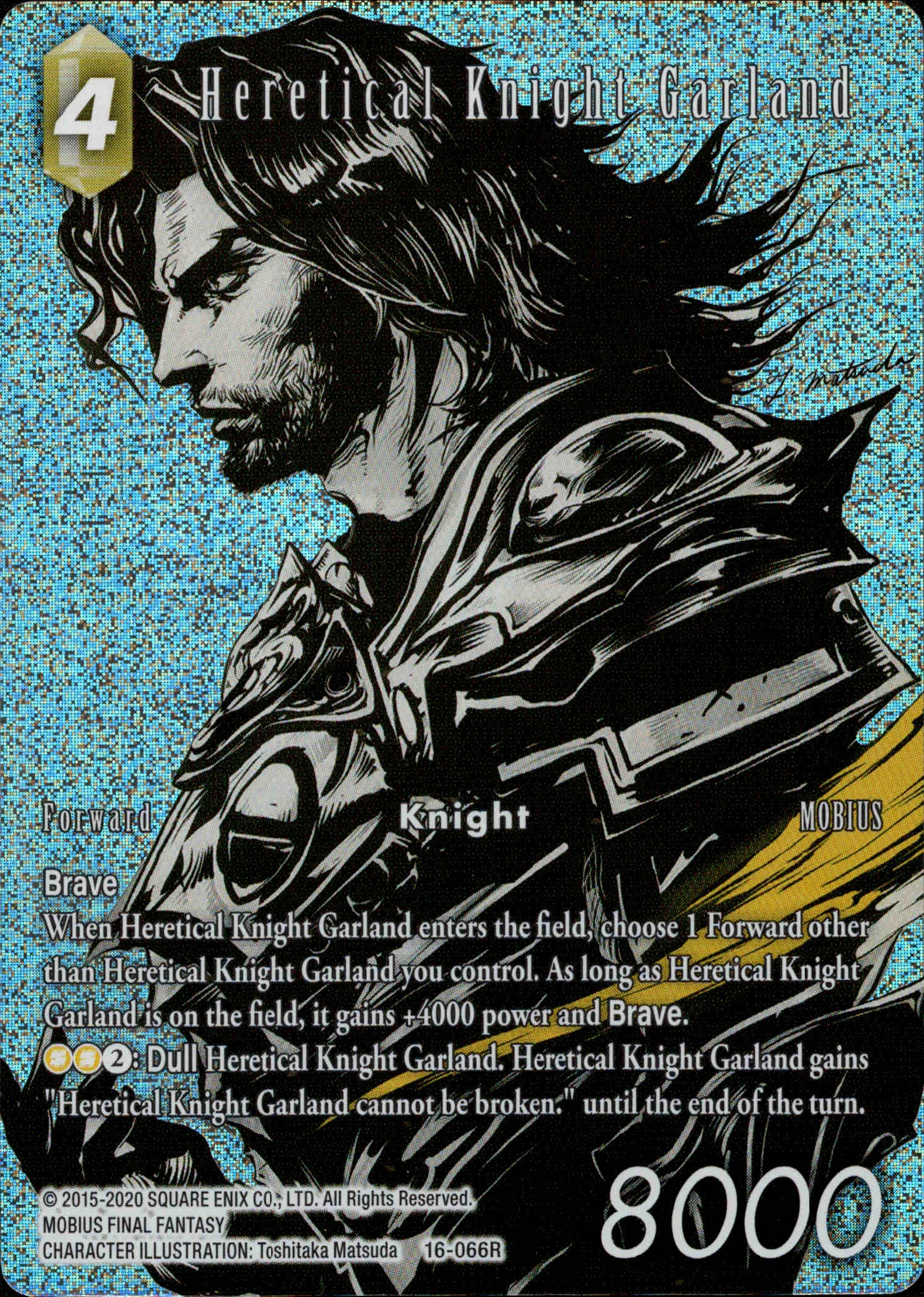 Heretical Knight Garland Full Art - 16-066R - Emissaries of Light - Foil