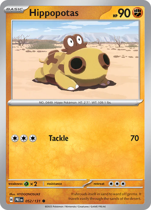 Hippopotas - 052/131 - Prismatic Evolutions