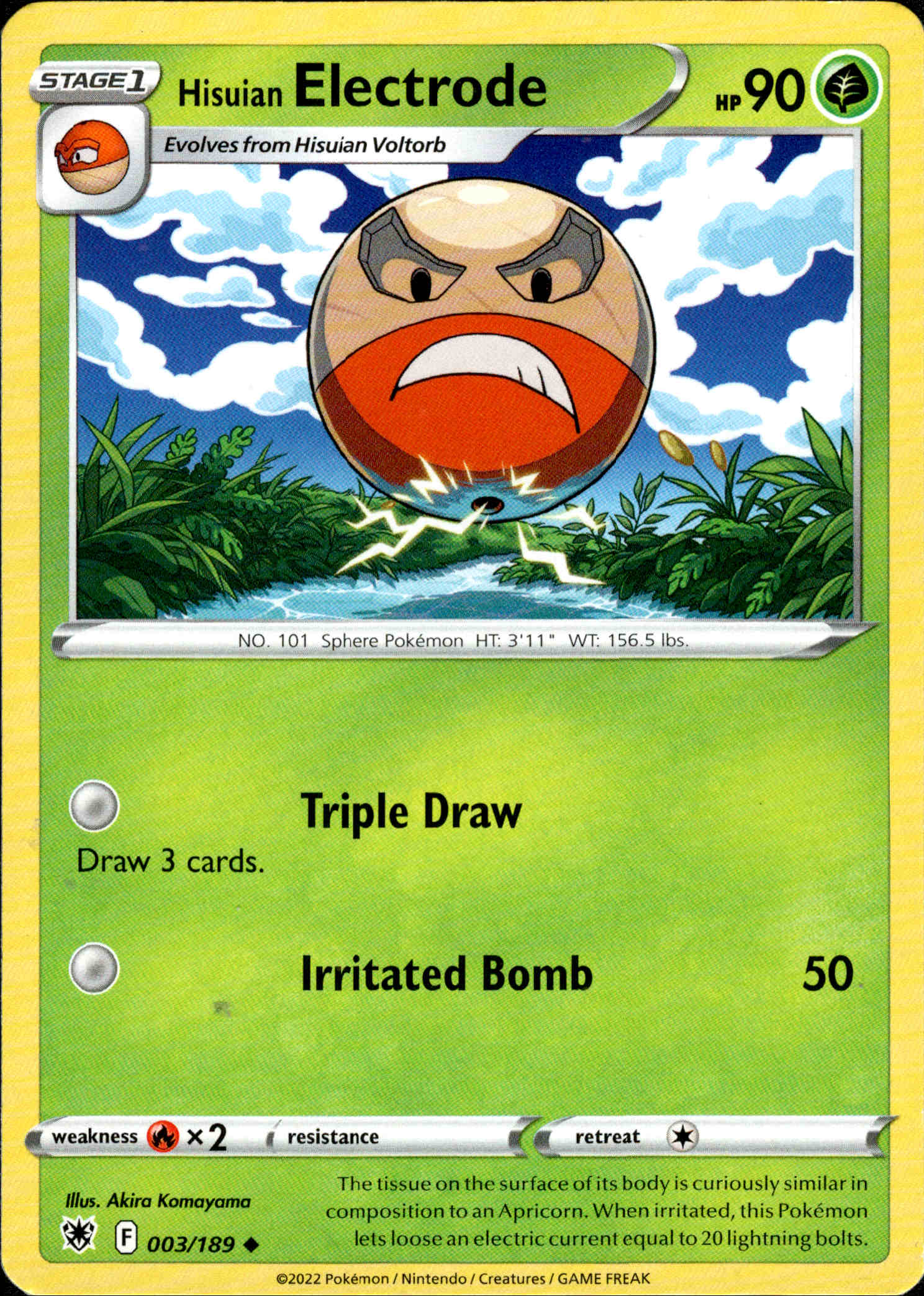Hisuian Electrode - 003/189 - Astral Radiance