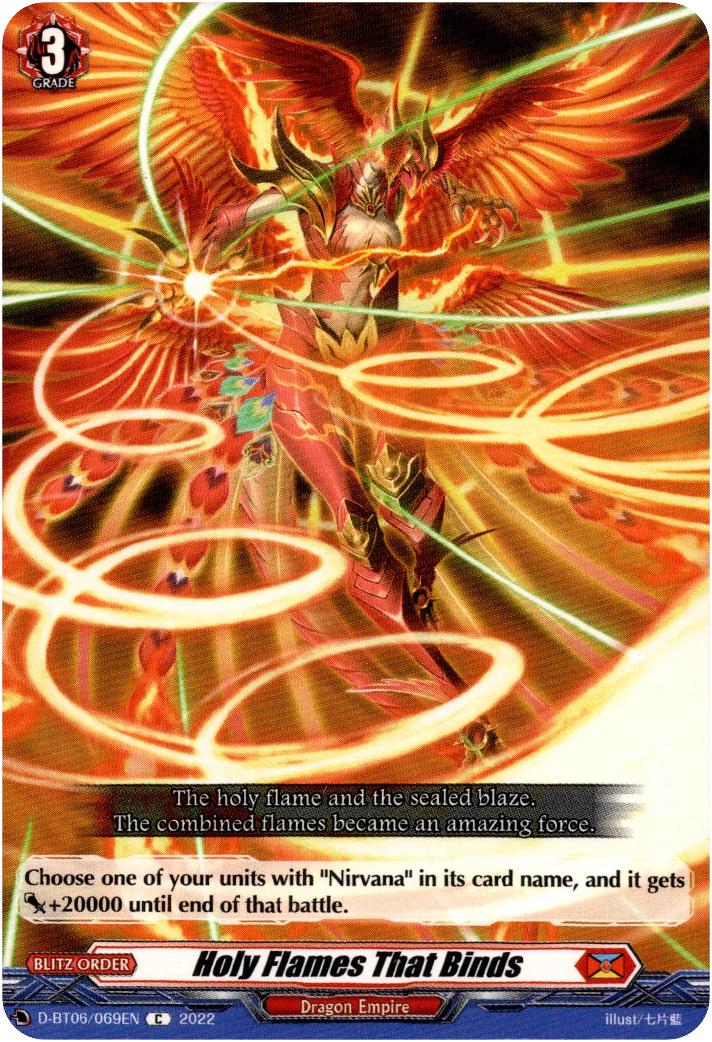 Holy Flames That Binds - D-BT06/069EN - Blazing Dragon Reborn