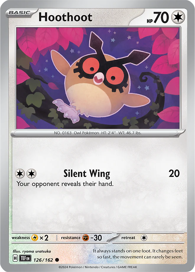 Hoothoot - 126/162 - Temporal Forces