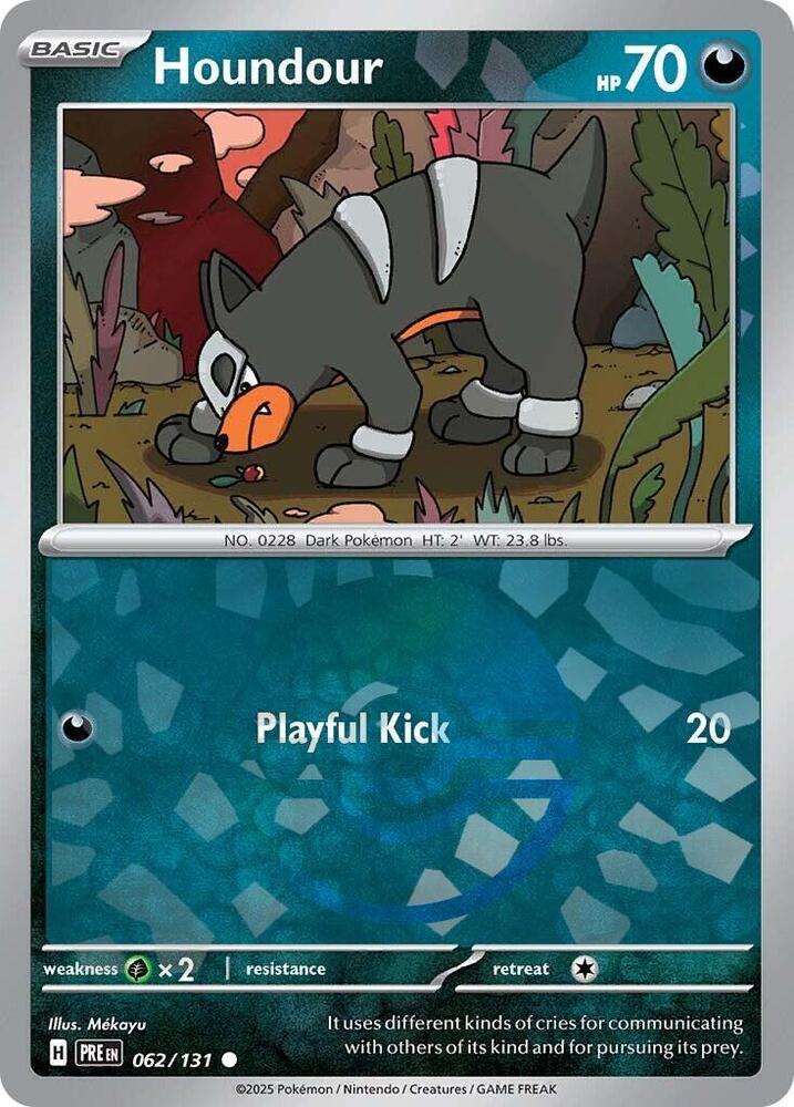 Houndour (Poke Ball Pattern) - 062/131 - Prismatic Evolutions - Holo