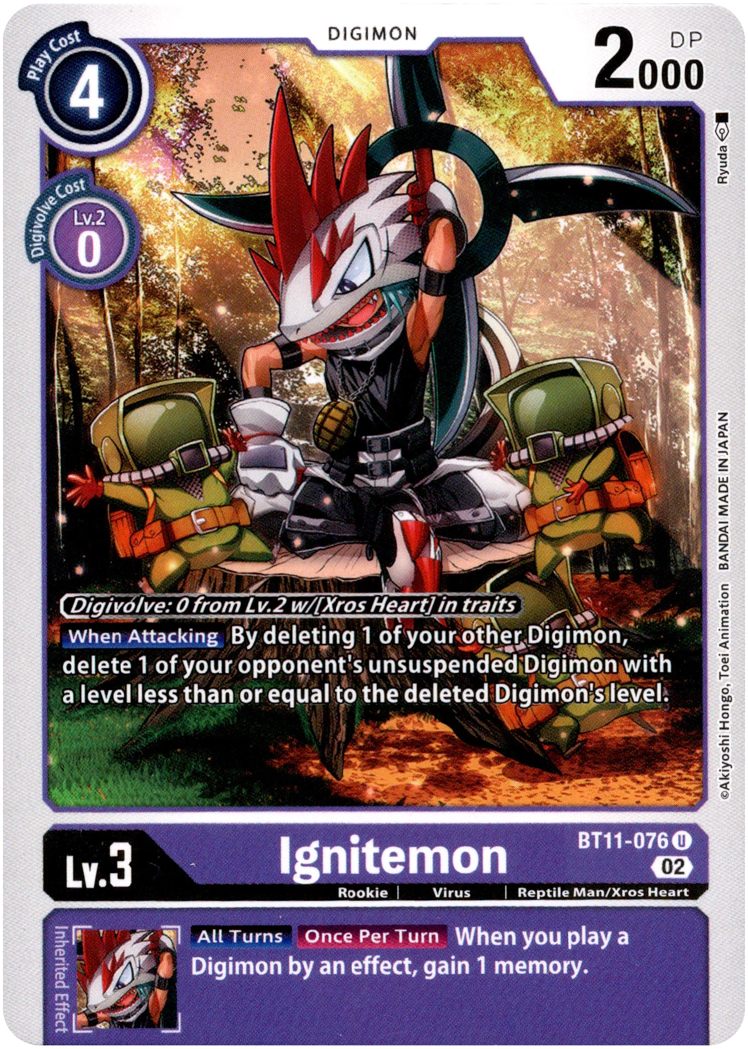 Ignitemon - BT11-076 U - Dimensional Phase