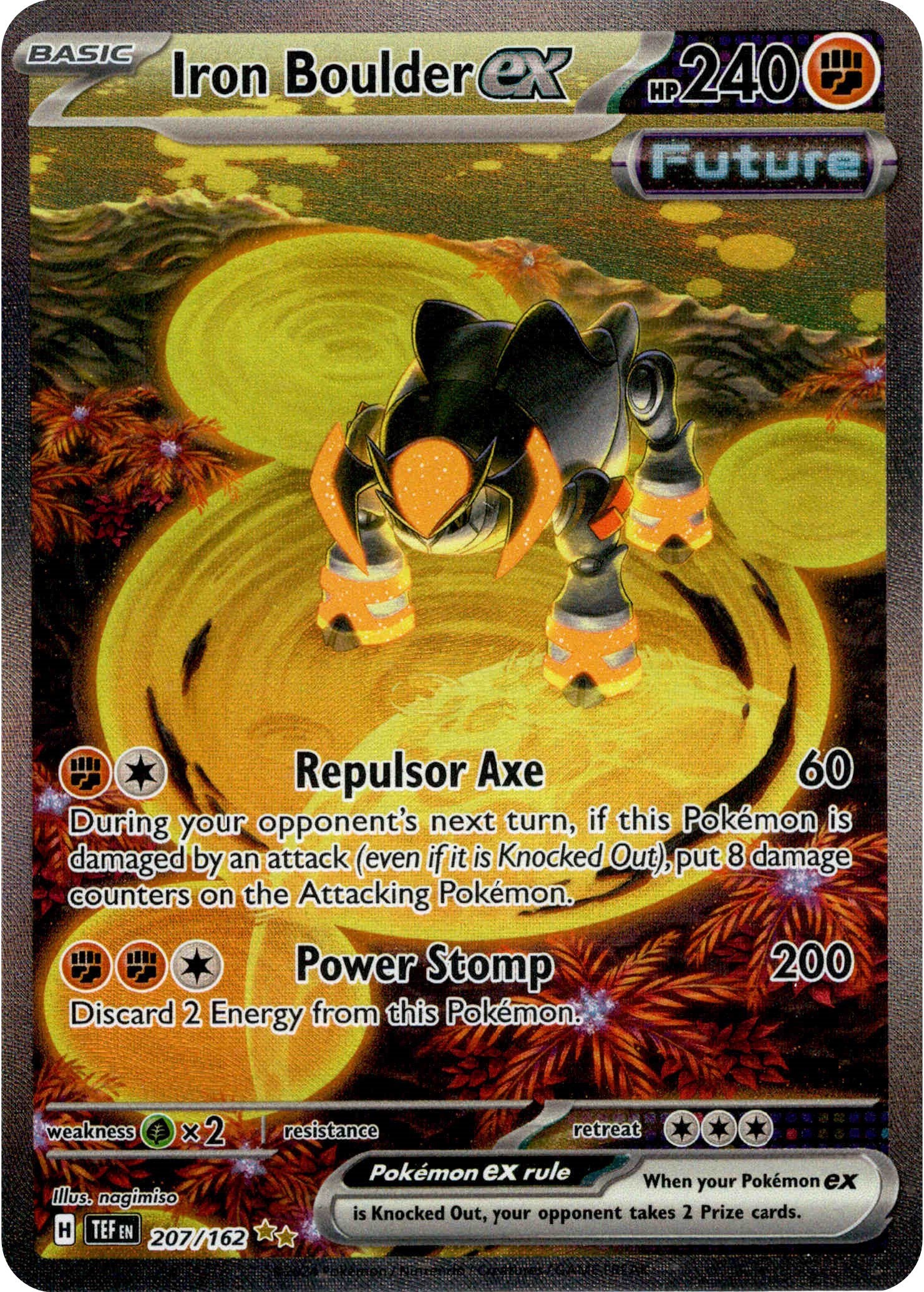 Iron Boulder ex - 207/162 - Temporal Forces - Holo