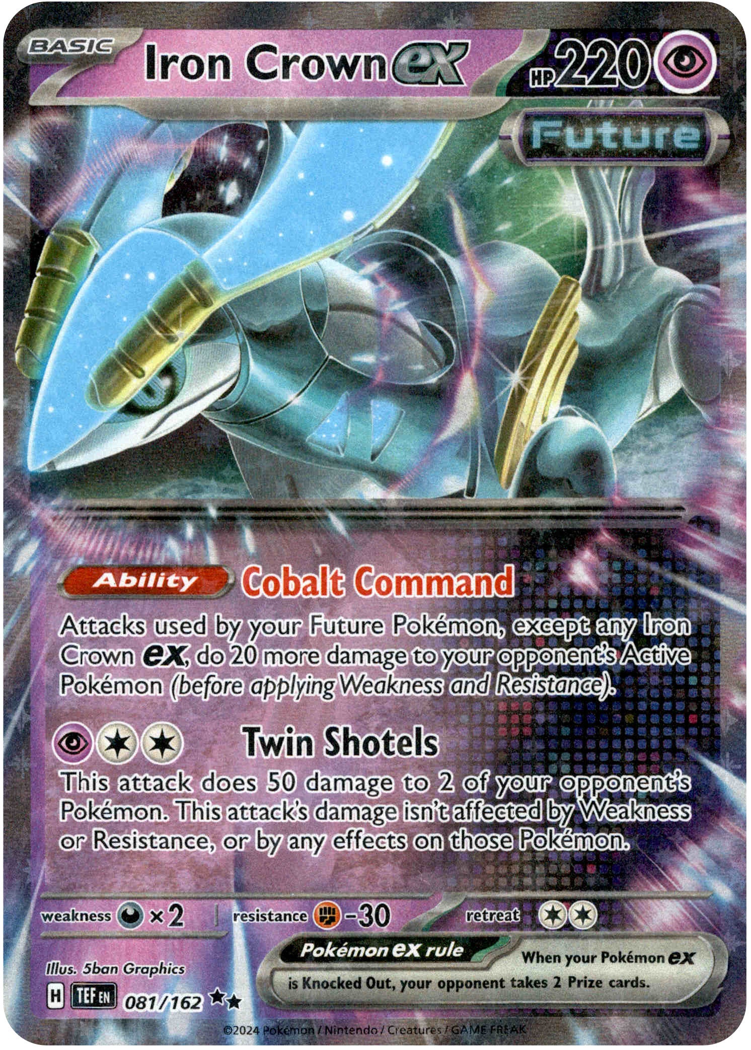 Iron Crown ex - 081/162 - Temporal Forces - Holo