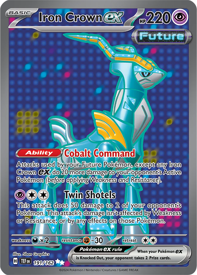 Iron Crown ex - 191/162 - Temporal Forces - Holo