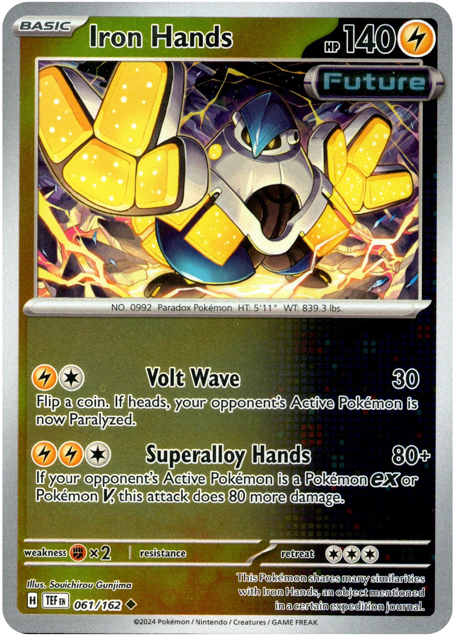 Iron Hands - 061/162 - Temporal Forces - Reverse Holo