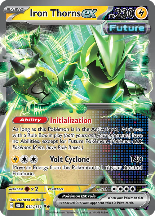 Iron Thorns ex - 032/131 - Prismatic Evolutions - Holo