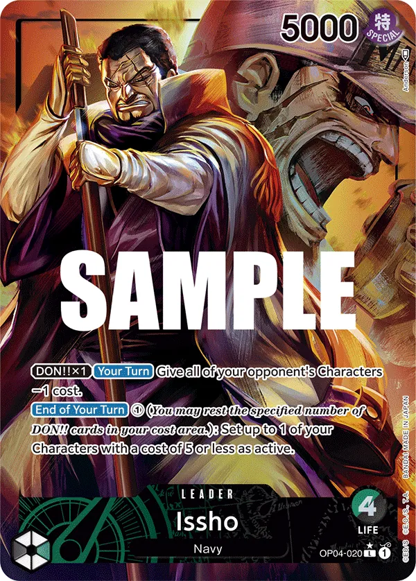 Issho Alternate Art - OP04-020 L - Kingdoms of Intrigue - Foil