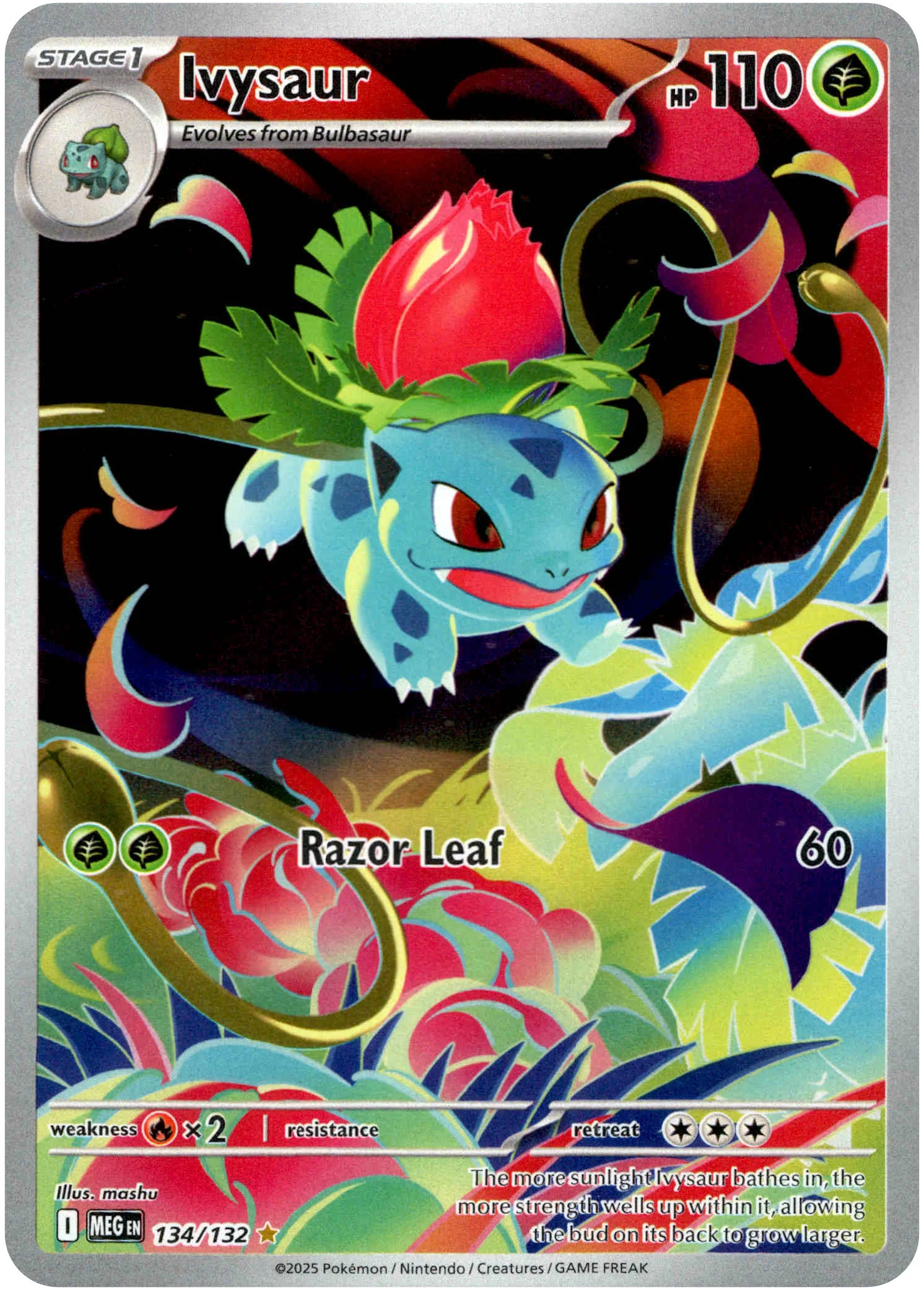 Ivysaur - 134/132 - Mega Evolution - Holo