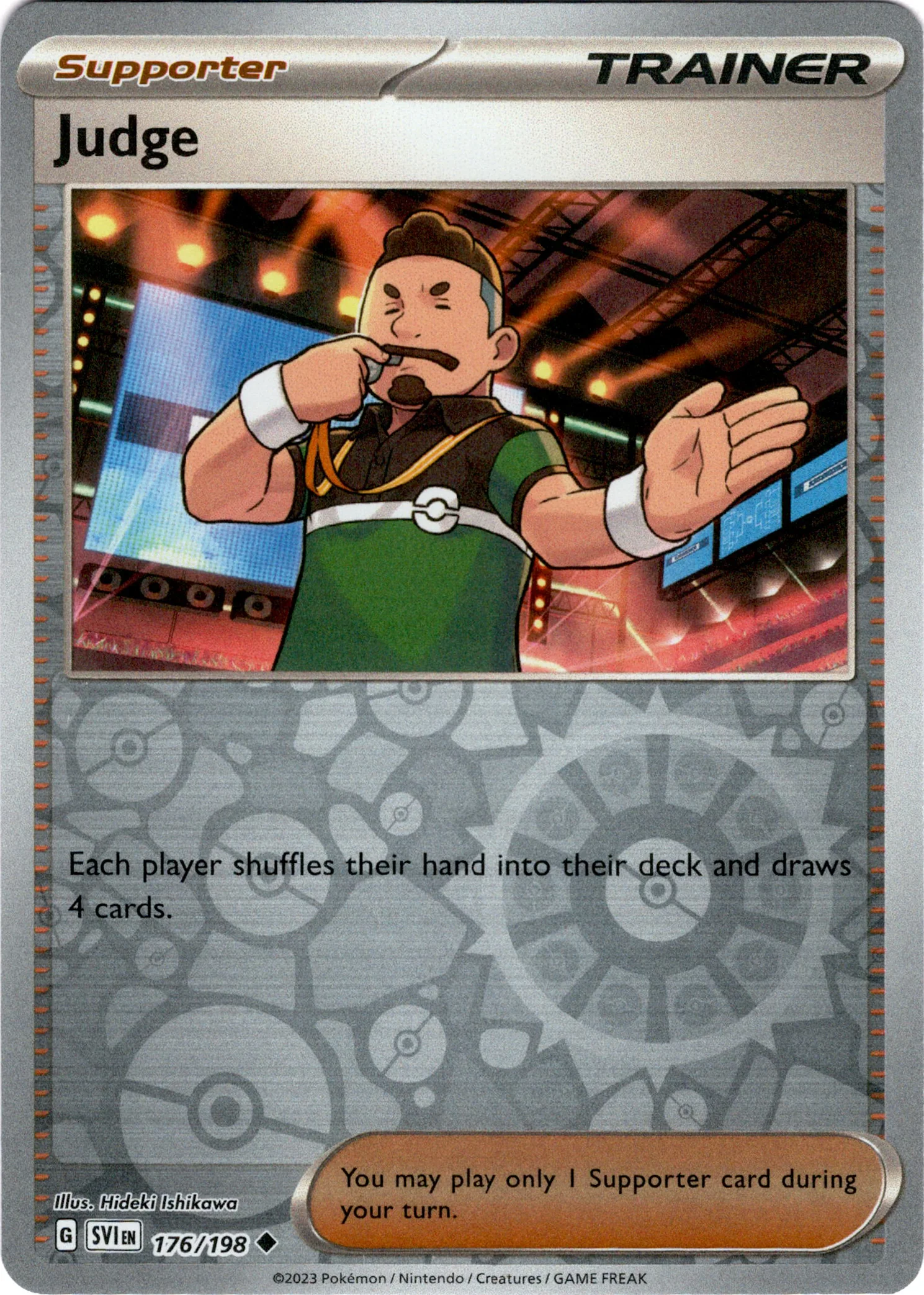Judge - 176/198 - Scarlet & Violet - Reverse Holo
